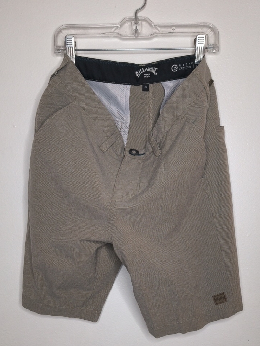 Billabong Men's Tan Flat Front Shorts